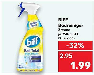 BIFF Badreiniger Zitrone 750 ml