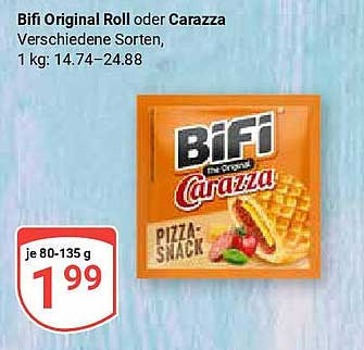 Bifi Original Roll oder Carazza - Verschiedene Sorten