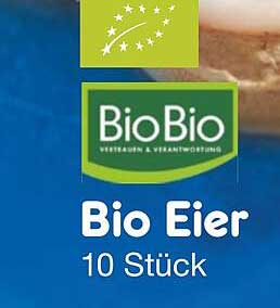Bio Eier 10 Stück