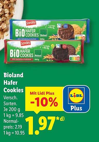 Bioland Hafer Cookies 200 g