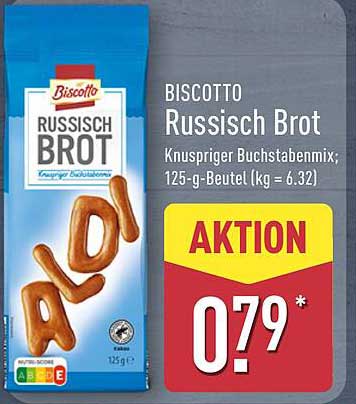 BISCOTTO Russisch Brot 125g