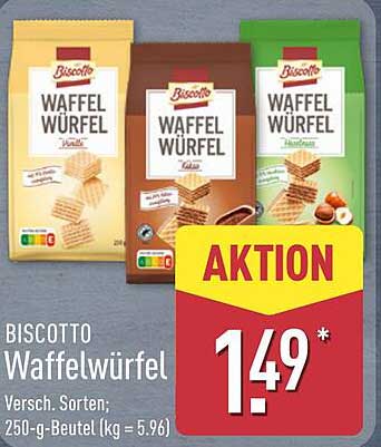 Biscotto Waffelwürfel