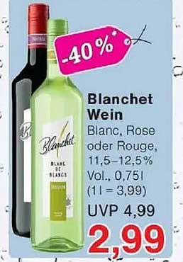 Blanchet Wein - Blanc, Rosé oder Rouge, 0,75l