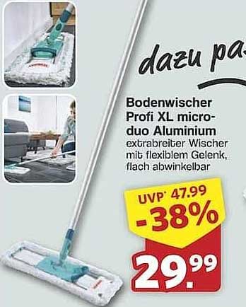 Bodenwischer Profi XL micro-duo Aluminium