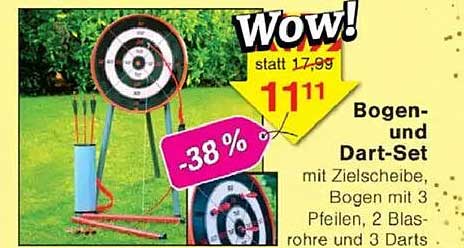 Bogen- und Dart-Set
