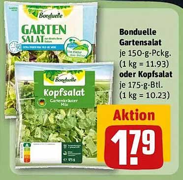 Bonduelle Gartensalat oder Kopfsalat – Frische für Ihren Tisch