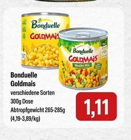 Bonduelle Goldmais - verschiedene Sorten 300g Dose