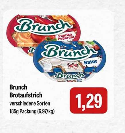 Brunch Brotaufstrich verschiedene Sorten 185g
