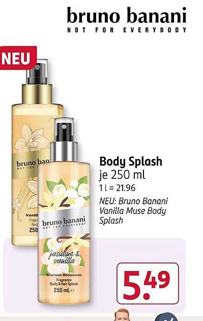 Bruno Banani Vanilla Muse Body Splash 250 ml