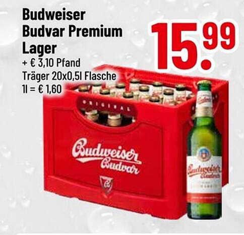 Budweiser Budvar Premium Lager