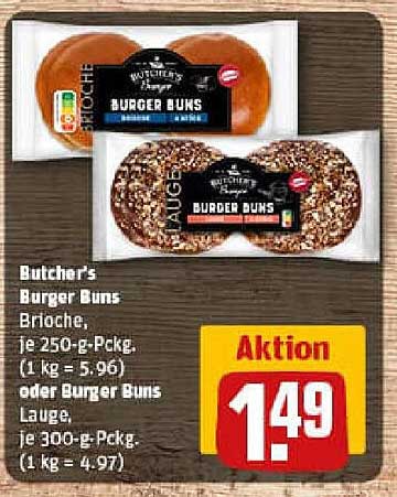 Butcher's Burger Buns - Brioche oder Lauge
