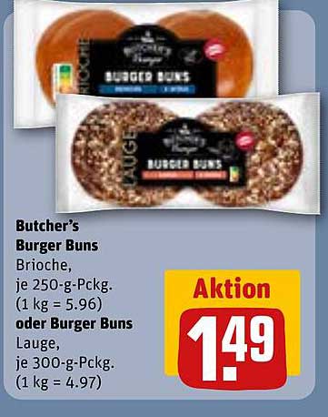 Butcher’s Burger Buns - Brioche oder Lauge