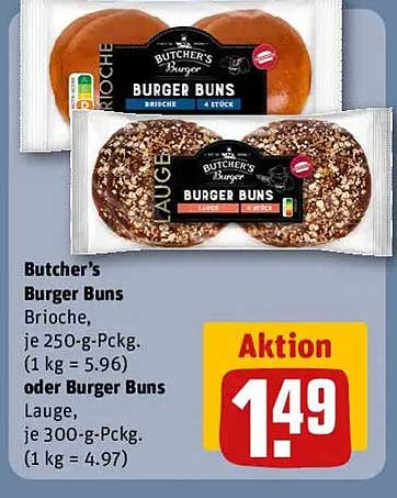 Butcher's Burger Buns - Brioche oder Lauge