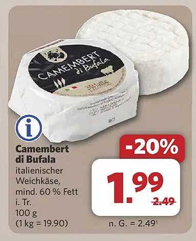 Camembert di Bufala
