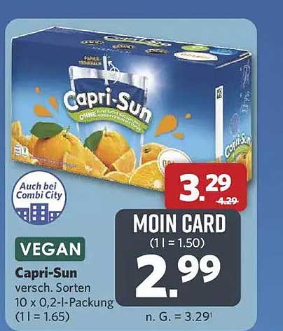 Capri-Sun 10 x 0,2-l-Packung - Verschiedene Sorten