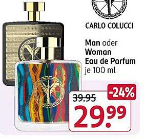 CARLO COLUCCI Man oder Woman Eau de Parfum je 100 ml