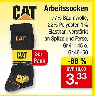 CAT Arbeitssocken 3er Pack
