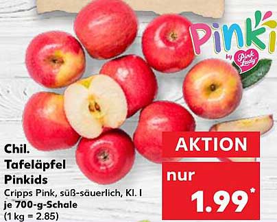 Chil. Tafeläpfel Pinkids