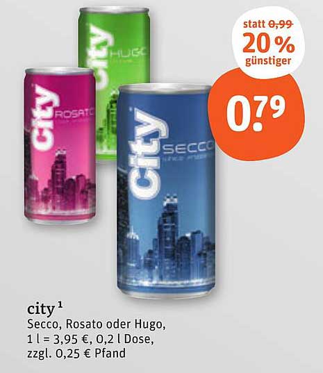 city Secco, Rosato oder Hugo - Erfrischender Genuss für jede Gelegenheit