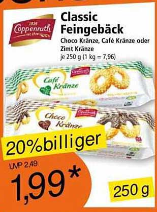 Classic Feingebäck von Coppenrath – Choco Kränze, Café Kränze oder Zimt Kränze