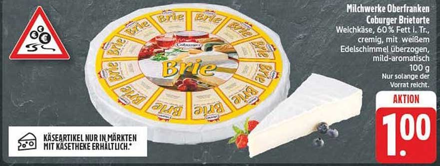 Coburger Brie-Rinde 100 g für nur 1,00 €