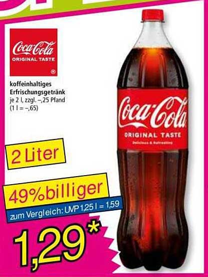 Coca-Cola Original Taste 2 Liter