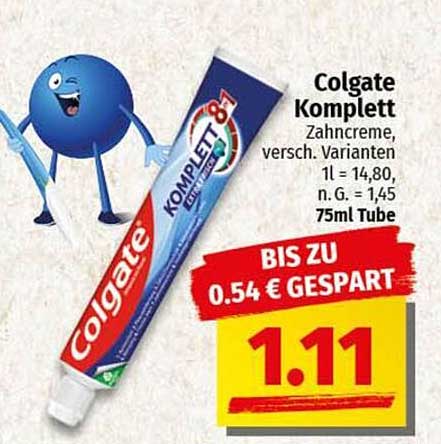 Colgate Komplett Zahnpasta 75ml