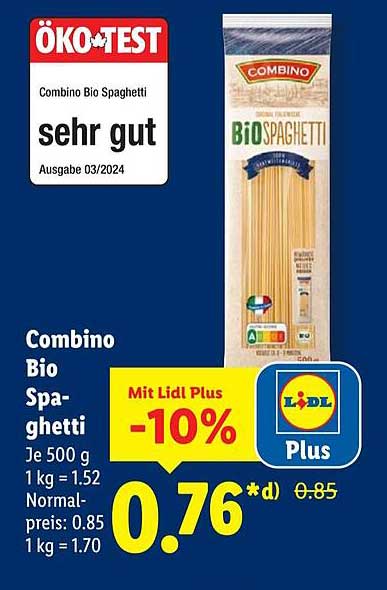 Combino Bio Spaghetti