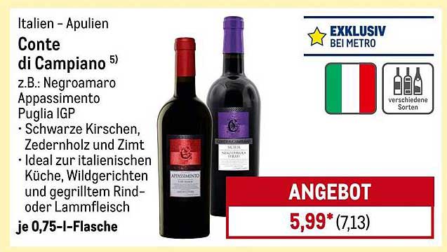 Conte di Campiano – Negroamaro Appassimento Puglia IGP