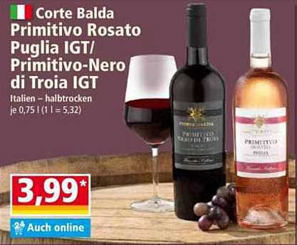 Corte Balda Primitivo Rosato Puglia IGT / Primitivo-Nero di Troia IGT
