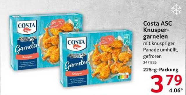 Costa ASC Knuspergarnelen 225-g-Packung