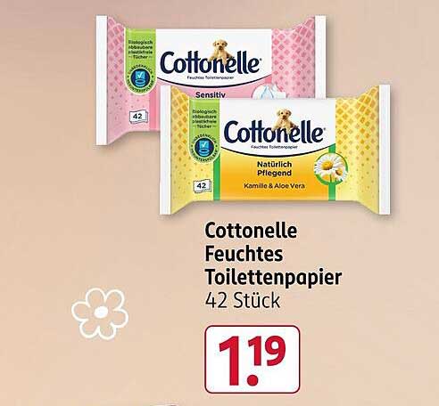 Cottonelle Feuchtes Toilettenpapier 42 Stück