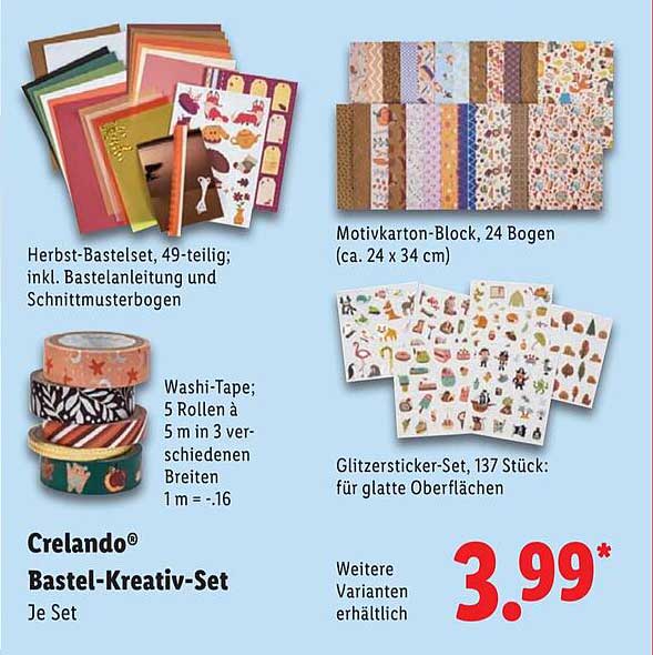 Crelando® Bastel-Kreativ-Set