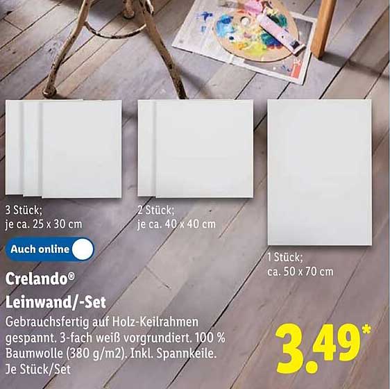 Crelando® Leinwand-/Set