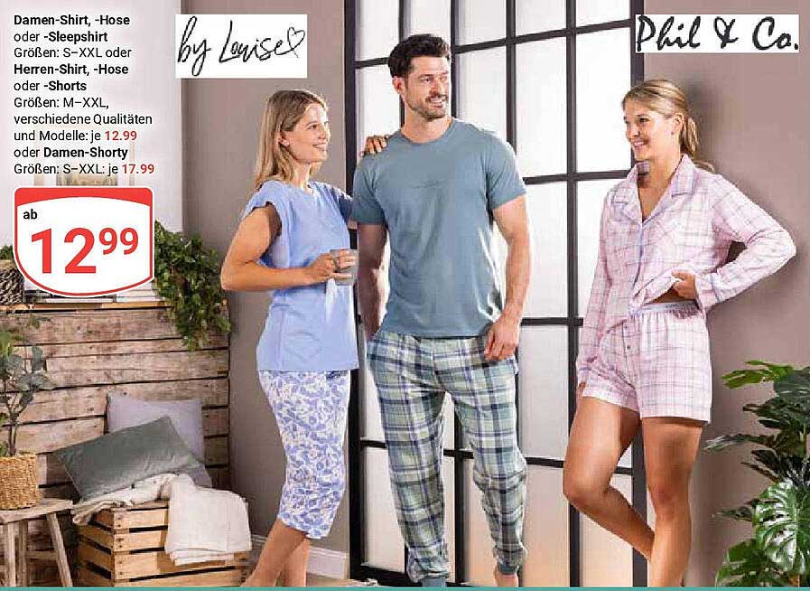Damen-Shirt, Hose oder Sleepshirt - ab 12,99 €