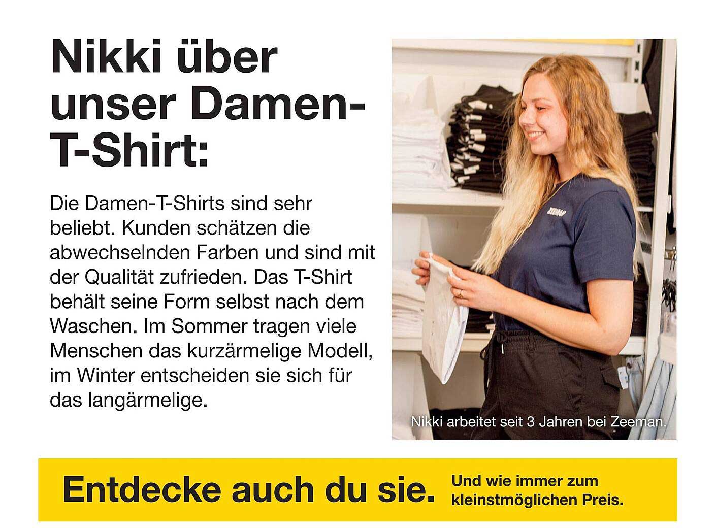Damen-T-Shirt: Beliebtes Basic für jeden Anlass