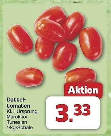 Datteltomaten 1-kg-Schale