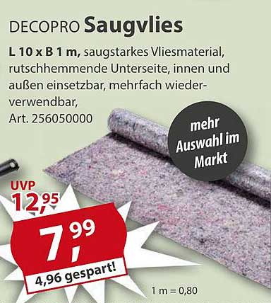 DECOPRO Saugvlies L 10 x B 1 m