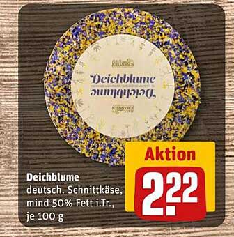 Deichblume Schnittkäse, mind. 50% Fett i.Tr., je 100 g