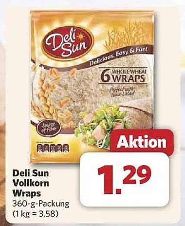 Deli Sun Vollkorn Wraps