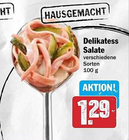 Delikatess Salate verschiedene Sorten 100 g