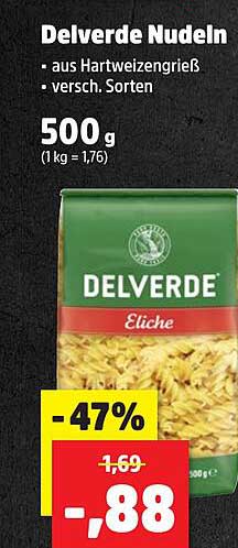 Delverde Nudeln 500 g - Verschiedene Sorten