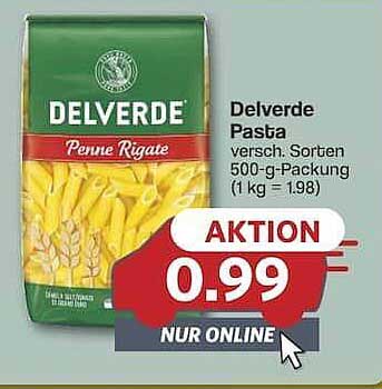 Delverde Pasta Penne Rigate 500-g-Packung