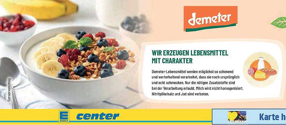 Demeter Lebensmittel – Wir erzeugen Lebensmittel mit Charakter