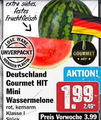 Deutschland Gourmet HIT Mini Wassermelone