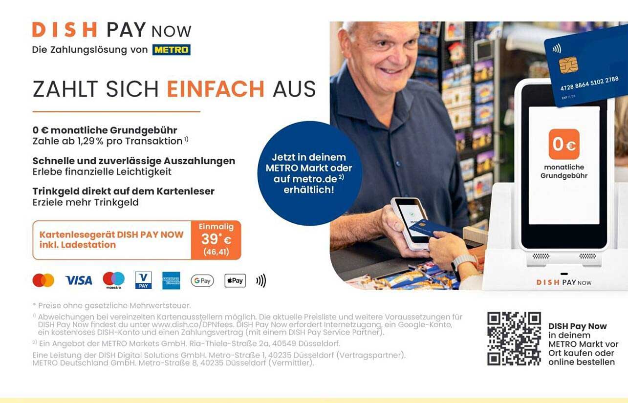DISH PAY NOW – Die Zahlungs­lösung von METRO