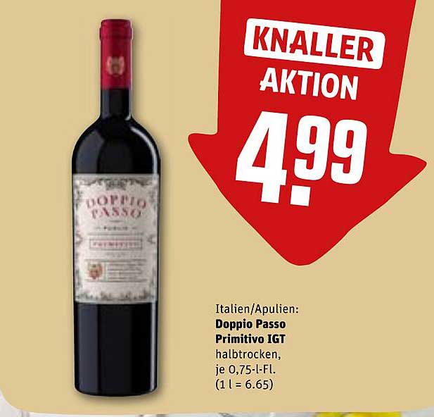 Doppio Passo Primitivo IGT halb-trocken, 0,75 l