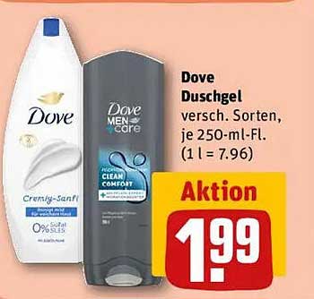 Dove Duschgel versch. Sorten, je 250-ml-Fl.