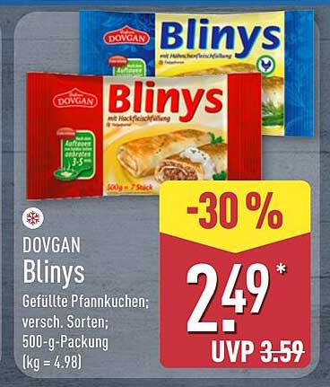 DOVGAN Blinys - Gefüllte Pfannkuchen