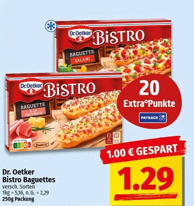 Dr. Oetker Bistro Baguettes – verschiedene Sorten